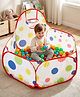 DoodlePoodle Fun Ball Pool with Basket | 50 Plastic Balls | Indoor & Outdoor Ball Pit with Basketball Basket | Encourages Movement & Coordination | Interactive Playset | Ideal for Gifting