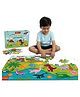 Shumee My Jumbo Floor Puzzle Dinosaur Adventure  48 Piece Jigsaw Floor Puzzle for Kids with 4 Interactive Learning Games (3 to 6 Years)