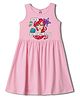 Wear Your Mind Cotton Knit Disney The Little Mermaid Featuring Sleeveless Ariel Printed Dress - Pink