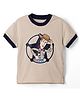 Gap Cotton Woven T-Shirt with Half Sleeves and Toy Story Print - Beige