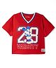 GAP Cotton T-Shirt with Half Sleeves and Mickey Mouse Graphic - Red