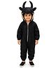 BookMyCostume Fleece Woven Full Sleeves Buffalo Theme Fancy Dress Costume Set - Black