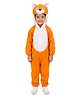 BookMyCostume Woven Full Sleeves Fox Theme Fancy Dress Costume Set - Orange