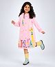 Little Surprise Box Animals Designed Hooded Raincoat - Pink