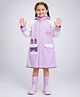 Little Surprise Box Full Sleeves Bunny Designed Hooded Raincoat -  Purple