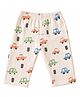 Baby Koala Muslin Woven Cars Printed Pant - White