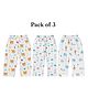 Baby Koala Muslin Woven Pack Of 3 Animals Printed Leggings - White