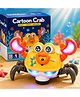 Elecart Crawling Crab Toy with Light & Music for Kids | Interactive Musical Crawling Crab with Auto Obstacle Avoidance | Electronic Walking Pet Toy for Babies, Toddlers, Boys & Girls | Birthday Gift