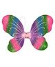 MOMISY Rainbow Butterfly Wings Glitter Costume Accessory - Colorful Pink