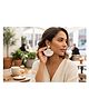 Priaansha Creations - Raffia Fan Statement Earrings for Girls/Women - White
