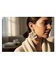 Priaansha Creations - Pearl Star Tassel Drop Earrings for Girls/Women - White