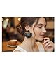 Priaansha Creations - Fan Beaded Statement Earrings for Girls/Women - Black