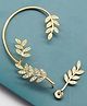 Priaansha Creations - Crystal Leaf Ear Cuff Left Ear for Girls/Women - Gold