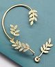 Priaansha Creations - Crystal Leaf Ear Cuff Right Ear for Girls/Women - Gold