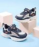 Cute Walk by Babyhug Velcro Closure Sneaker Shoes Solid - Navy Blue
