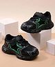 Cute Walk by Babyhug Velcro Closure Sneaker Shoes Star Print - Black