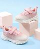 Cute Walk by Babyhug Velcro Closure Sneaker Shoes with Ombre Effect - Pink