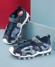 Cute Walk by Babyhug Velcro Closure Sandals With Text Print - Blue