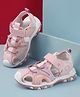 Cute Walk by Babyhug Velcro Closure Sandal with Sport Text in Pink