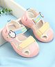 Babyoye Velcro Closure Sandals With Applique - Pink