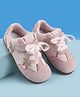 Babyoye Velcro Closure Casual Shoes With Cherry Embroidery - Pink
