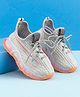 Babyoye Lace up Closure Solid Sneaker Shoes - Orange