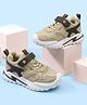 Cute Walk by Babyhug Velcro Closure Solid Sneaker Shoes - Brown
