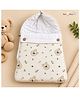 NeonateCare Sleeping bag cum carrier - Cream teddy sleeping bag with button