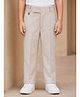 Rikidoos Cotton Lycra Woven Full Length Trouser - Beige