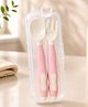 Sparkle Joy Baby Flexible Training Spoon & Fork Set with Portable Storage Case | BPA Free Self Feeding Cutlery for Toddlers | Soft Grip Handle | Pink | 6+ Months Pink