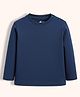 Orange Sugar Cotton Knit Full Sleeves Solid Tee - Royal Blue