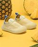ONYC Mesh Detailed Slip On Shoes - Yellow