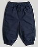 Mothercare Cotton Woven Full Length Mini Dino Expression Trouser with Elasticated Pull Ons in Blue
