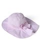 Mothercare Woven Hat With Stripes Print Pink - Diameter 17 cm