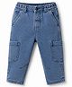 Mothercare 100% Cotton Denim Solid Mini Origami Play Full Length Jeans in Blue