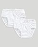 Mothercare 100% Cotton Woven Baby Knickers Panties Pack Of 2 - White