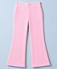 Pine Active Knit Full Length Four Way Stretch Aero Soft Flared Leggings - Pink