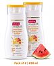 Babyhug Advanced Mineral Based Sunscreen Lotion with SPF 30 +, PA+++, Broad Spectrum (UVA/UVB) Protection & No White Cast Pack of 2 - 200 ml