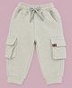 CANDY HOUSE Knitted Solid Joggers - Light Green