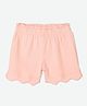 Mothercare Cotton Woven Solid Shorts - Coral