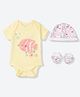 Mothercare Cotton Printed Three Piece Gift Set - Yellow