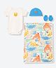 Mothercare Cotton Animal Printed Gift Set - Blue