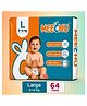 Meechu Large Pant Style Baby Diapers, Soft & Absorbent, 64's Count