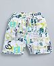 giniekids Pure Cotton Knit Typography Printed Bermuda Shorts - Multi Colour