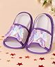 Coco Candy Sequins  Embellished Butterfly Applique Detailed  Booties - Purple