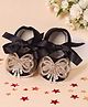 Coco Candy Stones Embellished  Butterfly Applique Detailed Booties - Black