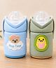 THE LITTLE LOOKERS Baby Bottle Cover Sleeve Water Resistant with Handles Fits Philips Avent Wide Neck 125ml/4oz||Green & Skyblue