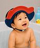 THE LITTLE LOOKERS Baby Shower Cap Soft Silicone and PP Adjustable Waterproof Bathing Cap - Standard Size|Orange (Pack of 1)