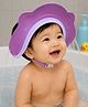 THE LITTLE LOOKERS Baby Shower Cap Soft Silicone and PP Adjustable Waterproof Bathing Cap - Standard Size|Pink (Pack of 1)