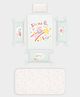 Mi Arcus Peppa Pig Printed 1 Cot Sheet, 1 Pillow, 1 Comforter, 3 Cot Bumper Set- Multicolor